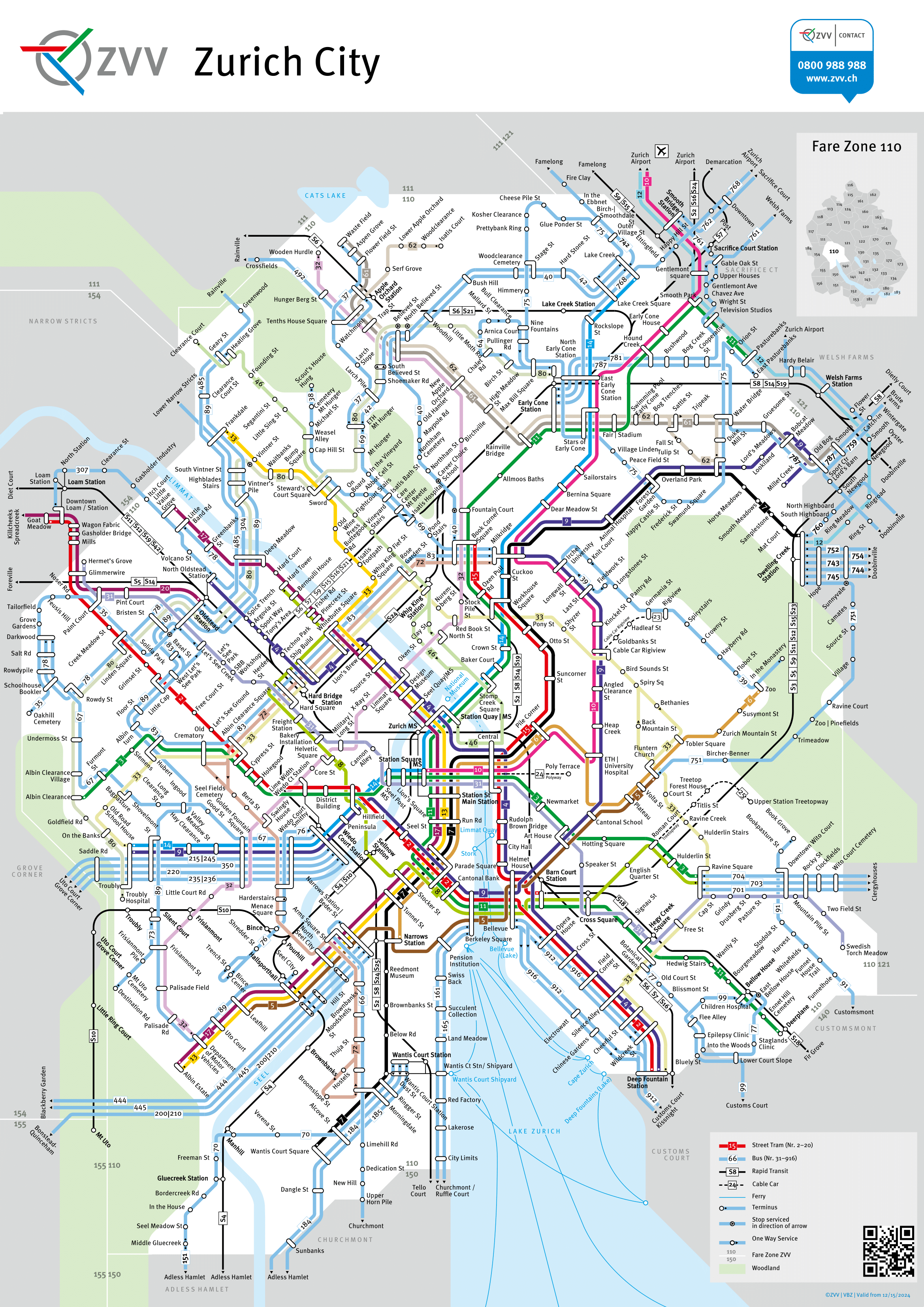 Zurich's Most Hilarious English Transport Map
