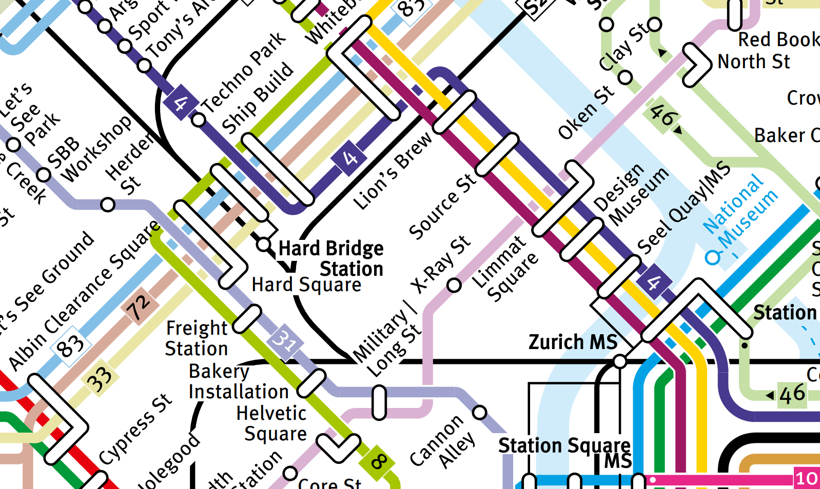 Zurich's Most Hilarious English Transport Map